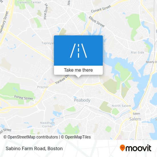 Mapa de Sabino Farm Road