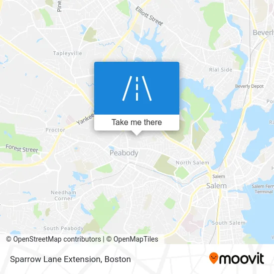 Sparrow Lane Extension map