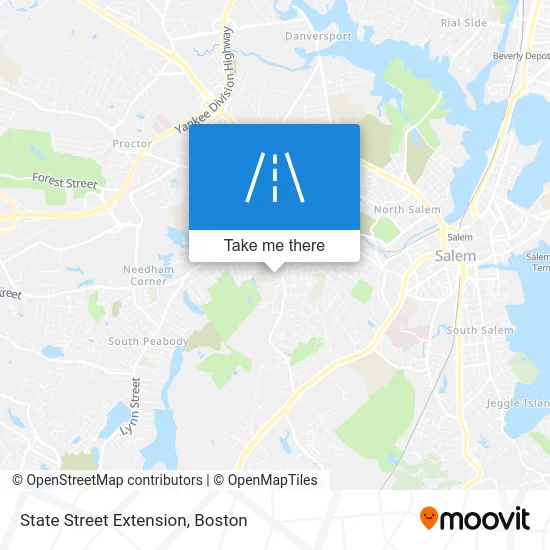 State Street Extension map