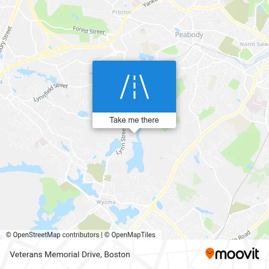 Veterans Memorial Drive map