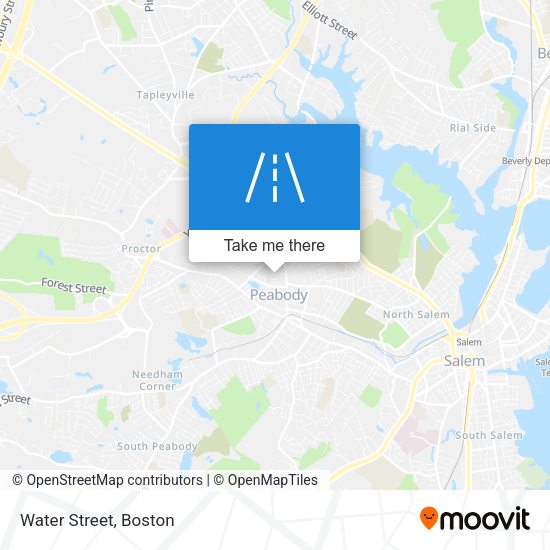 Mapa de Water Street