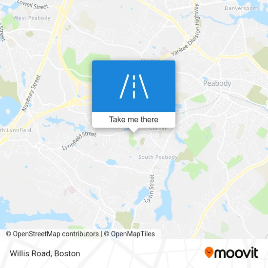 Willis Road map