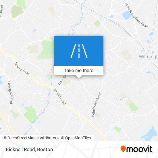 Mapa de Bicknell Road