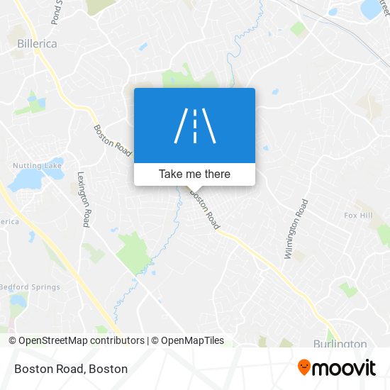 Boston Road map