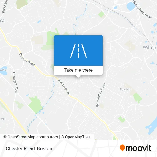 Chester Road map