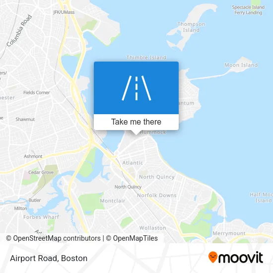 Mapa de Airport Road