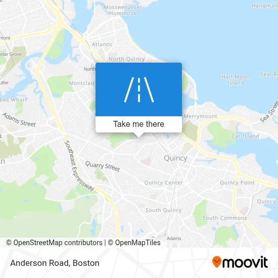 Anderson Road map