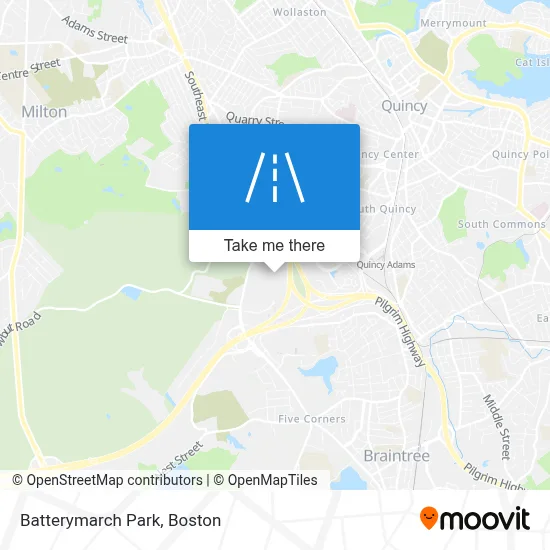 Batterymarch Park map
