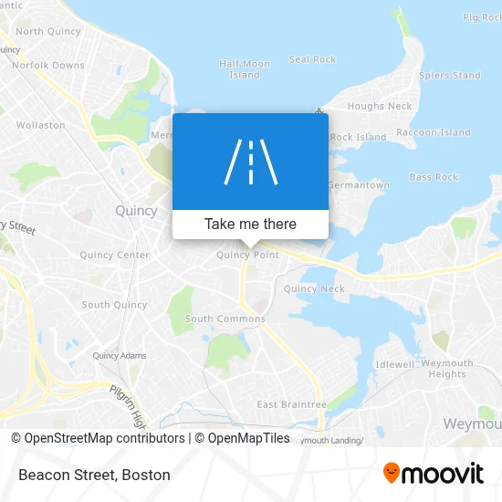 Beacon Street map