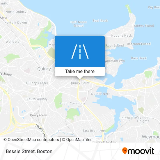 Bessie Street map