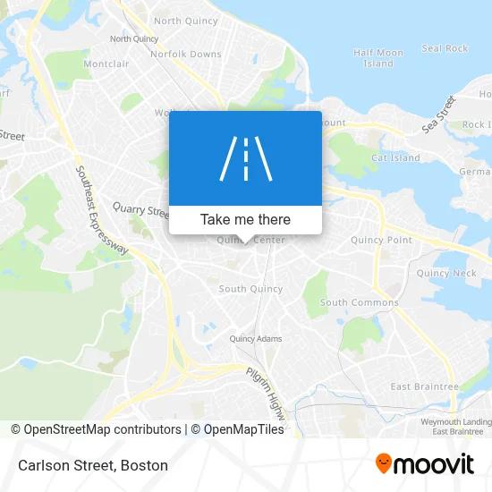 Carlson Street map
