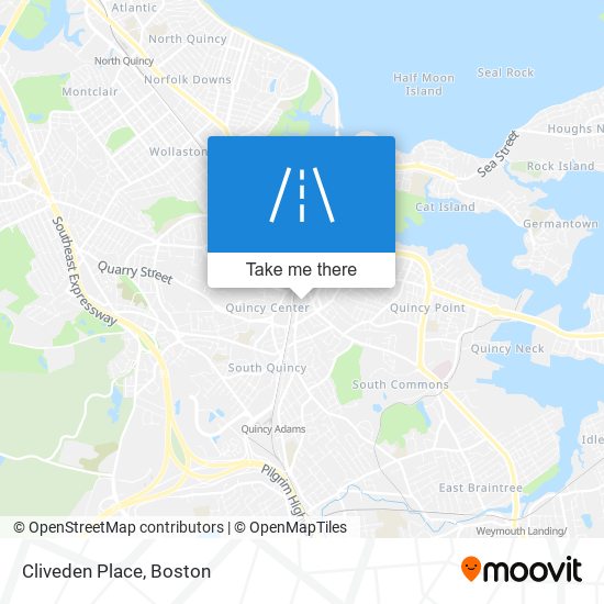 Cliveden Place map