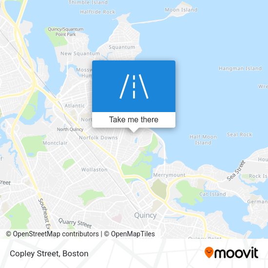 Mapa de Copley Street