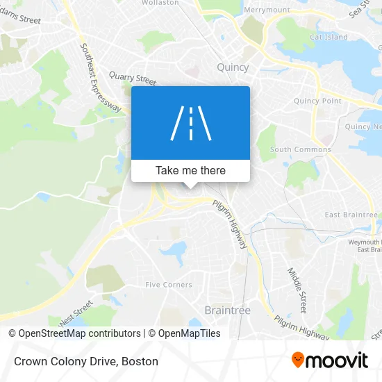 Crown Colony Drive map