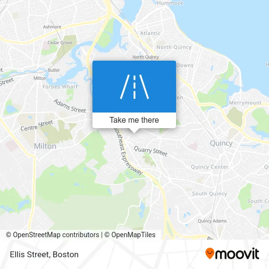 Ellis Street map