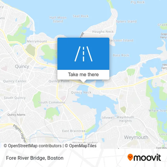 Fore River Bridge map