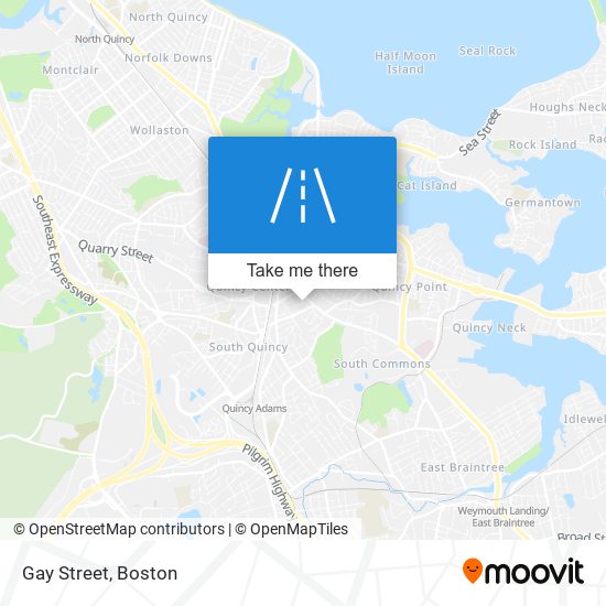 Gay Street map