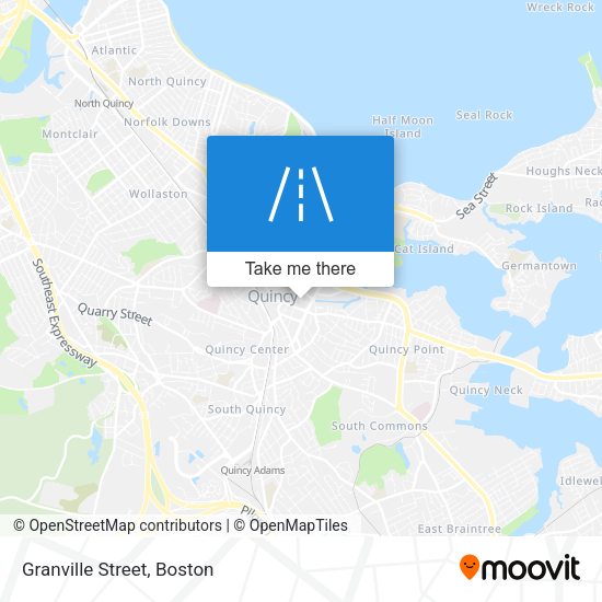 Mapa de Granville Street
