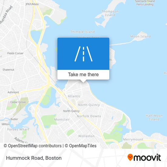 Hummock Road map