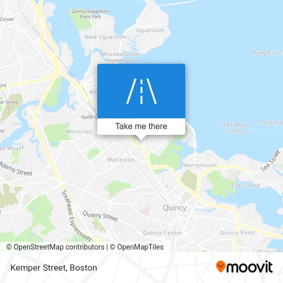 Kemper Street map