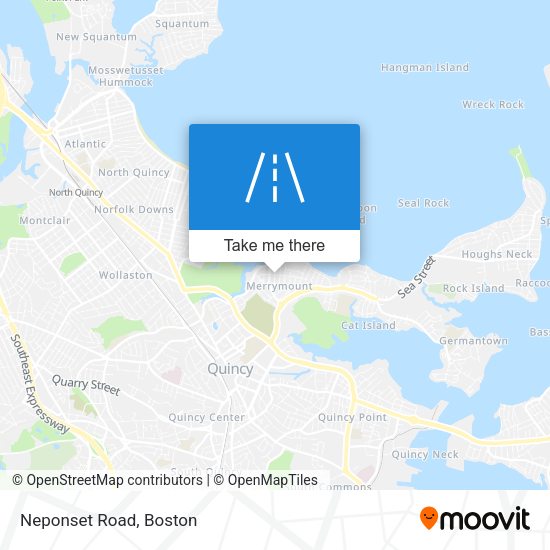 Neponset Road map