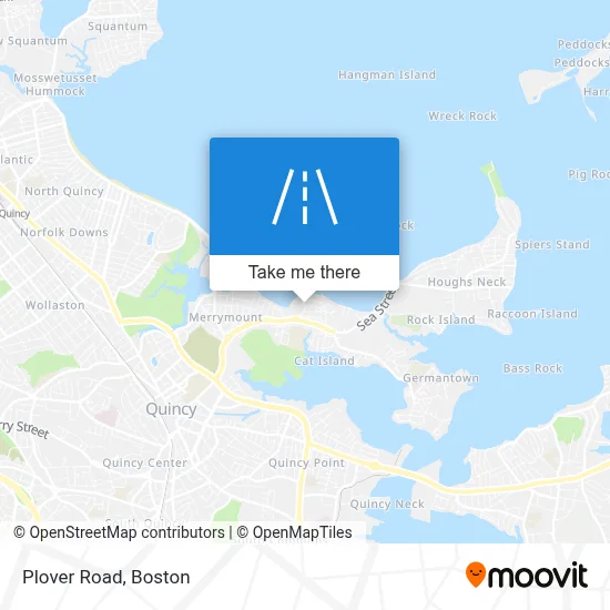 Plover Road map