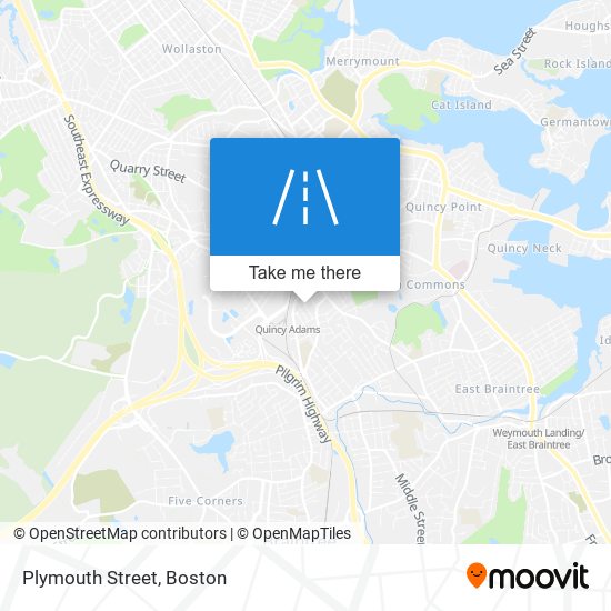 Plymouth Street map