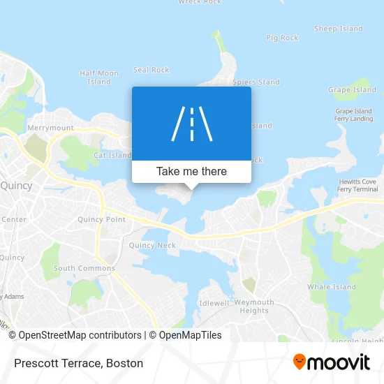 Prescott Terrace map