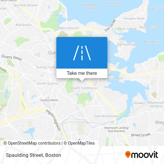 Spaulding Street map