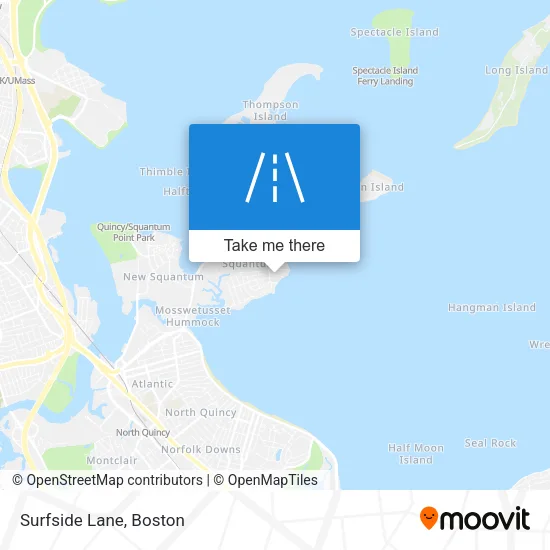 Surfside Lane map