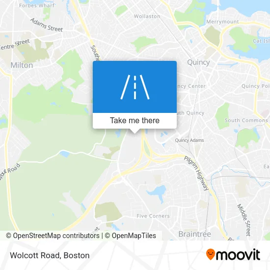 Wolcott Road map