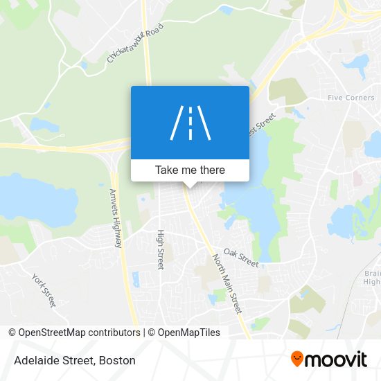 Mapa de Adelaide Street