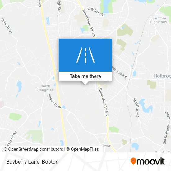 Bayberry Lane map