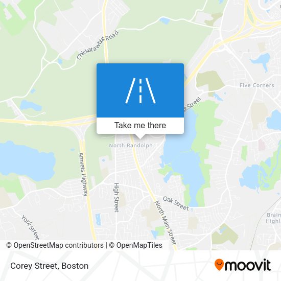 Mapa de Corey Street
