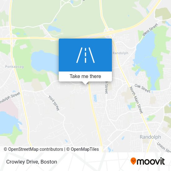 Crowley Drive map