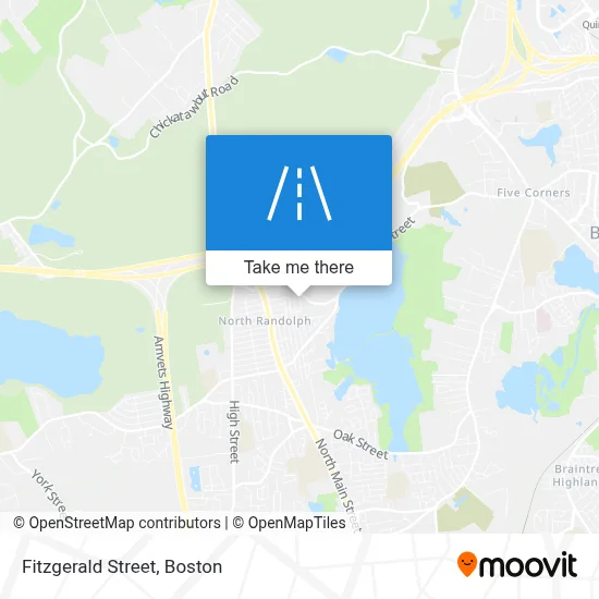 Fitzgerald Street map