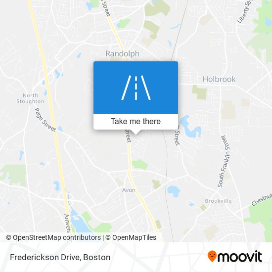 Frederickson Drive map