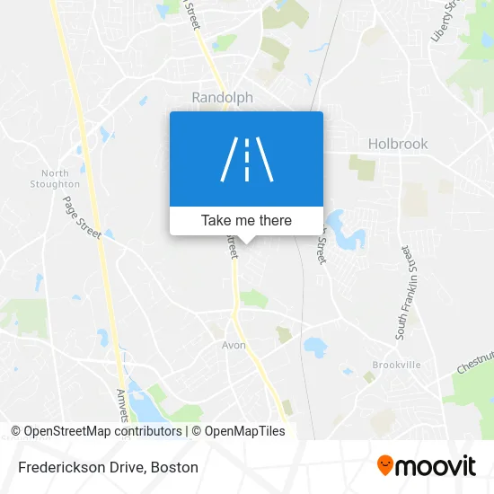 Frederickson Drive map