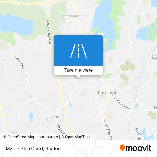 Mapa de Maple Glen Court
