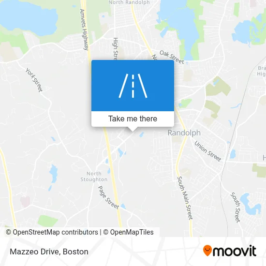 Mazzeo Drive map