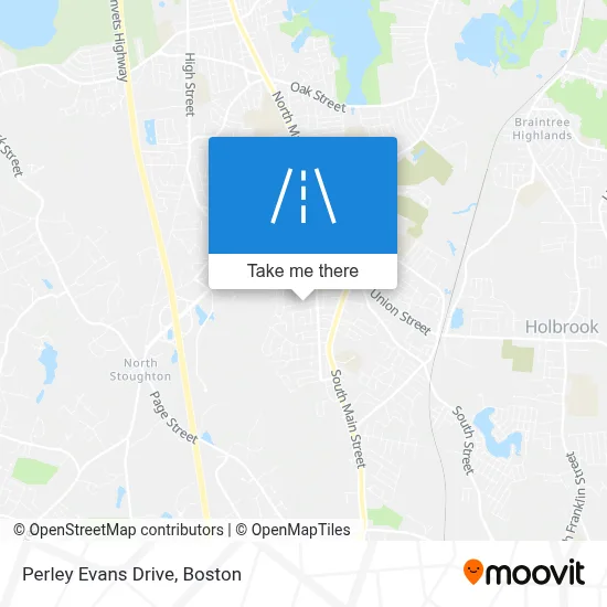 Perley Evans Drive map