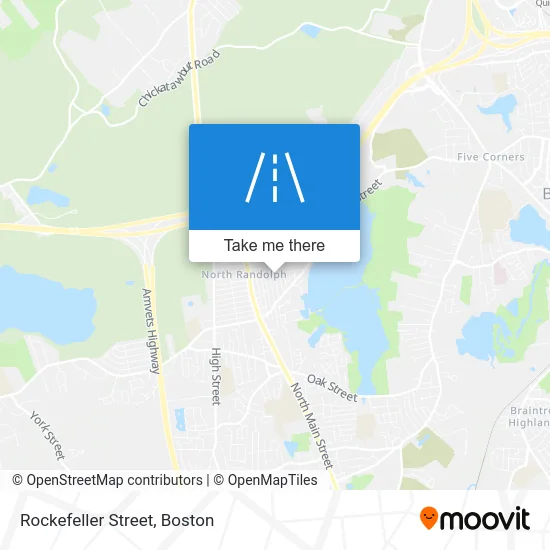 Rockefeller Street map