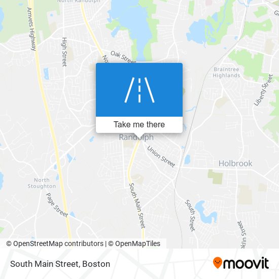 South Main Street map