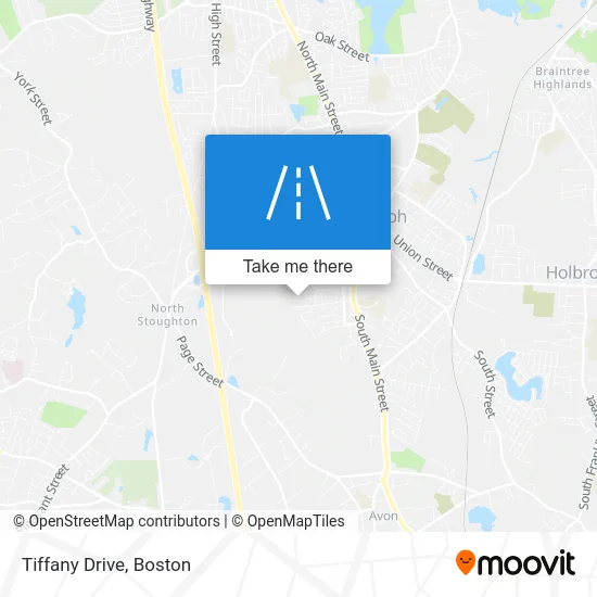 Tiffany Drive map