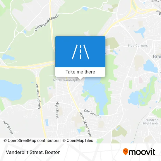 Vanderbilt Street map