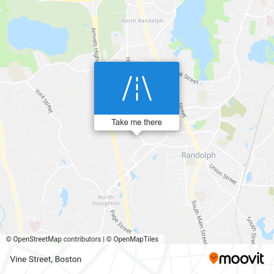 Mapa de Vine Street