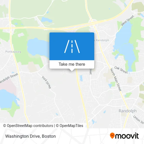 Washington Drive map
