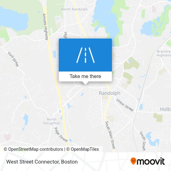 Mapa de West Street Connector