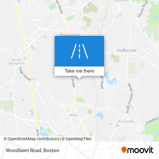 Mapa de Woodlawn Road