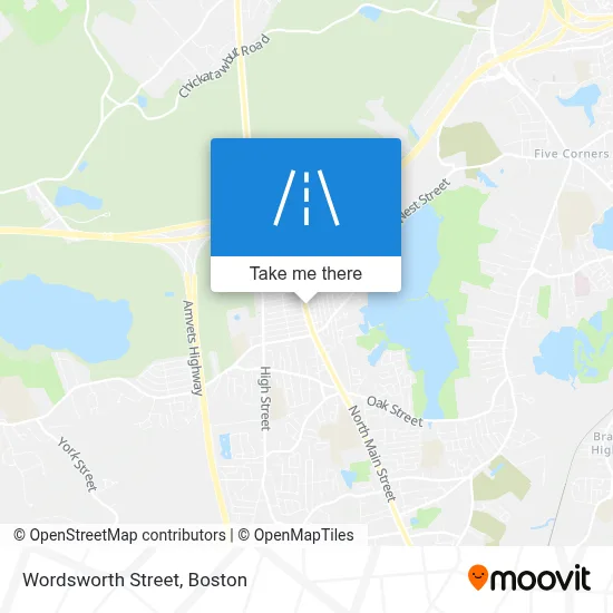 Wordsworth Street map